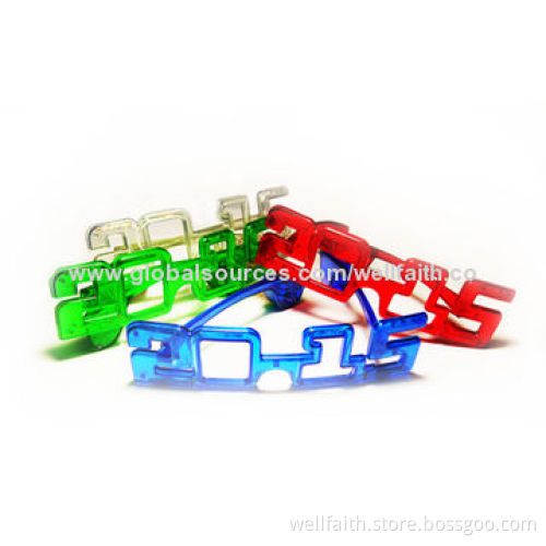 2015 Shaped Party LED Sunglasses for New Year Party with CE, RoHS MarksNew